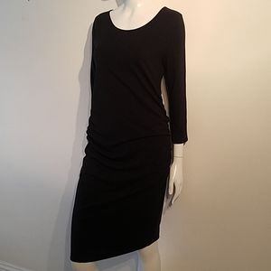 Isabel maternity body con little black dress